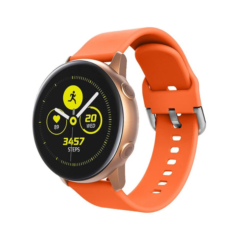 

Silicone Wrist Strap for Samsung Galaxy Watch Active 2 Bracelet 22mm Watchband Strap Bracelet for Huawei Amazfit