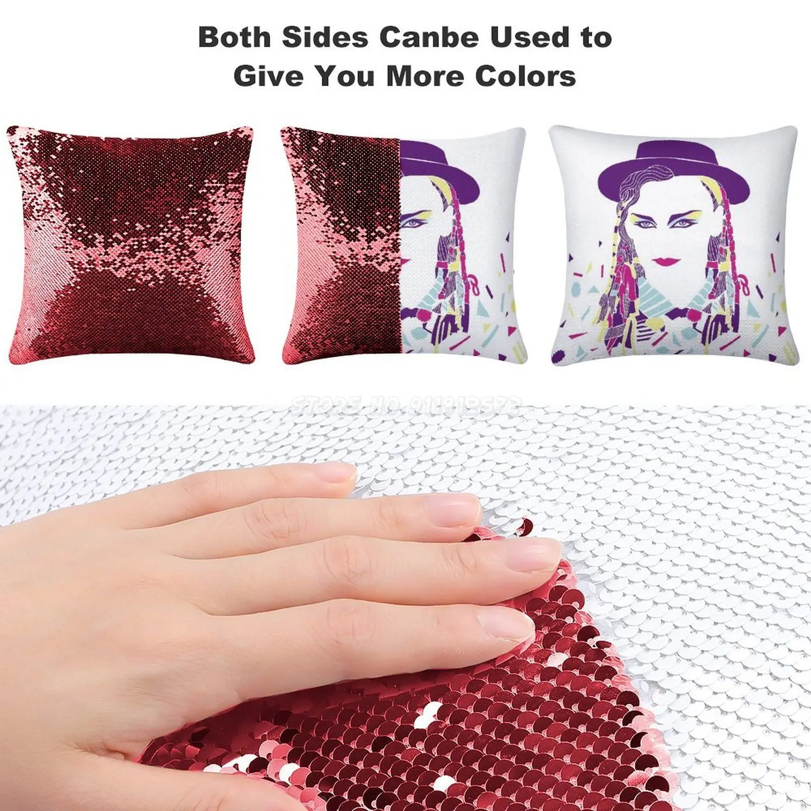 Наволочка с блестками и подушкой для мальчиков наволочка 40 см x мальчика клуба