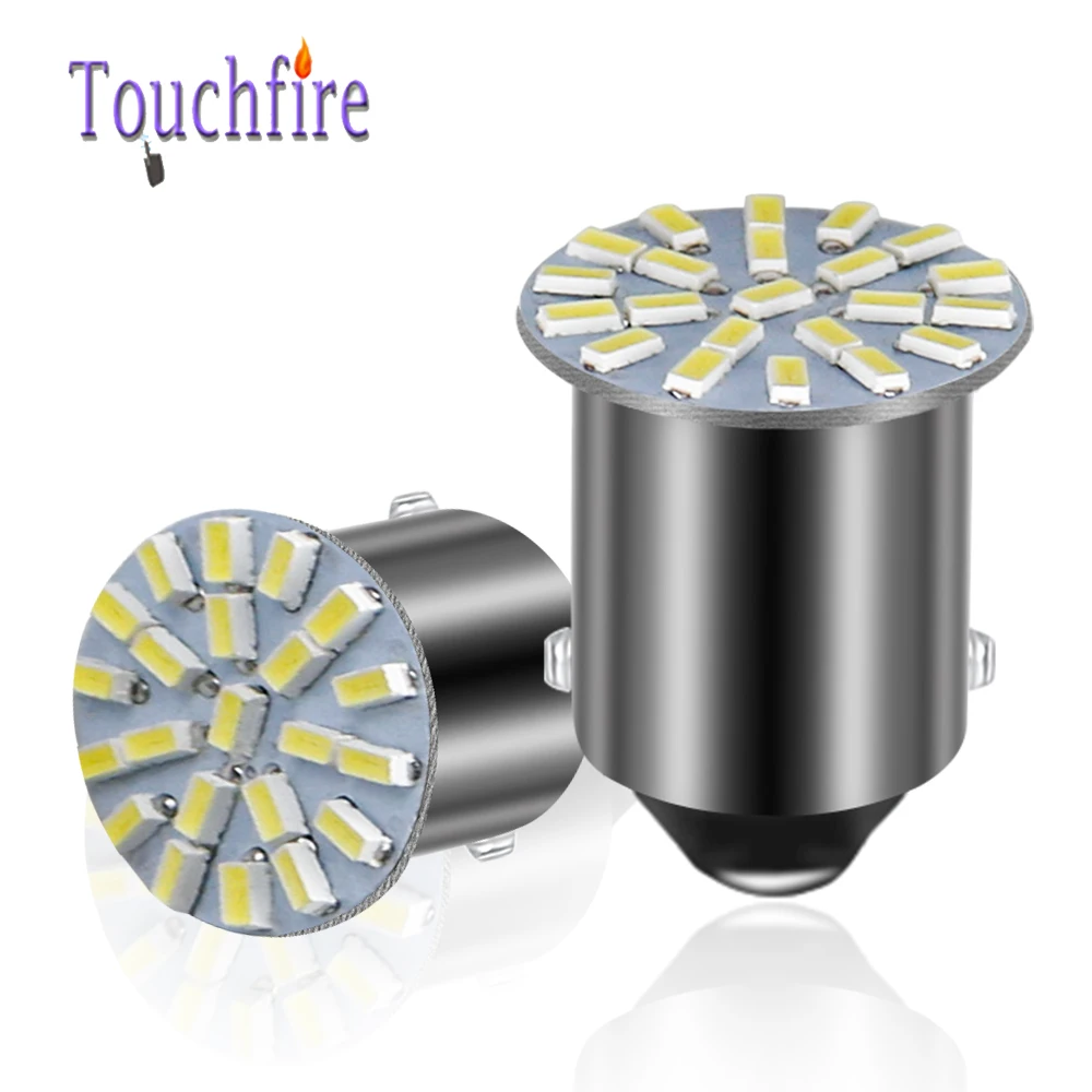 100 шт. 1157 BAY15D 1156 BA15S T20 7443 3014 22SMD Автомобильная лампочка Автомобильная ступица переднего стоп-сигналы поворота огней, габаритных фонарей,, 12V