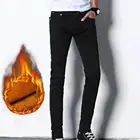 Мужские джинсы, Мягкие стильные универсальные зимние джинсы Colorfast, зимние брюки, мужские джинсы, Мягкие стильные универсальные зимние джинсы Colorfast