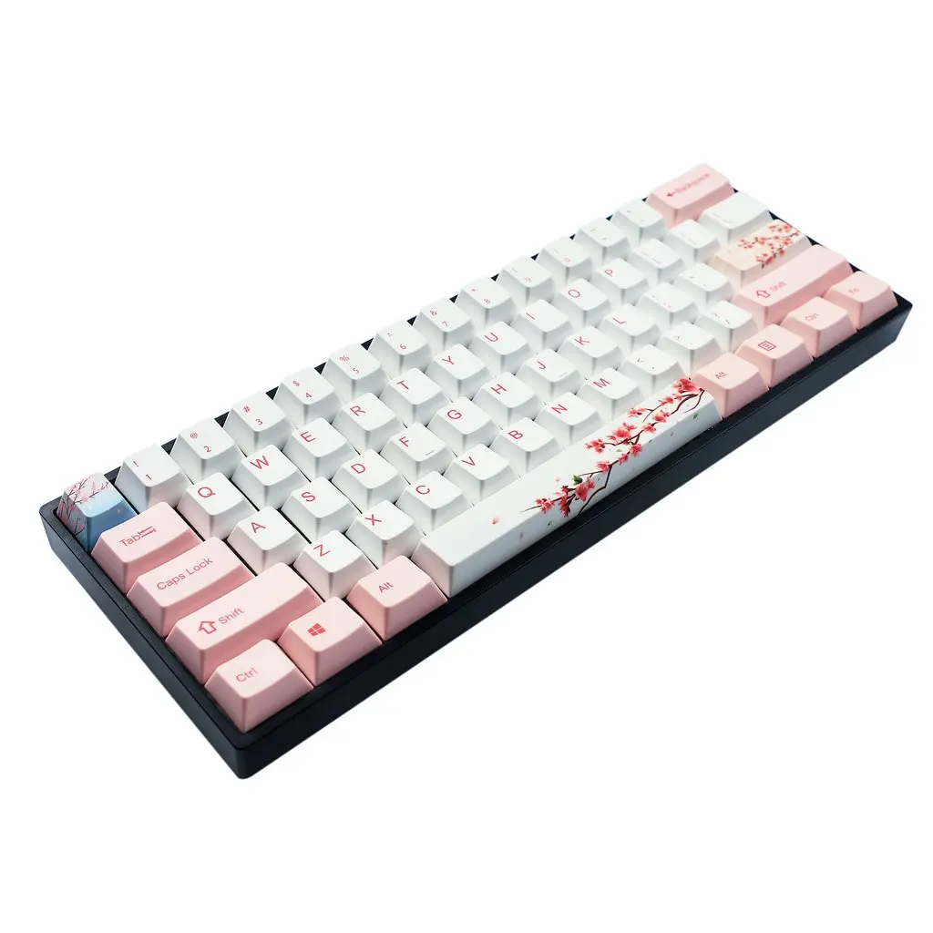 

Cherry 112 Keycap Five Sides Dye Sub PBT ANSI 61 87 104 GK61 RK61 GK61XS TKL Keychron K1 MX Switches Mechanical Keyboard