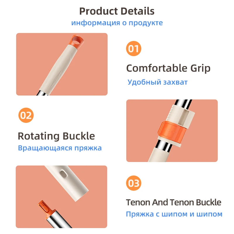 Швабра силиконовая сменная с 3 головками Волшебная Веник для мытья окон