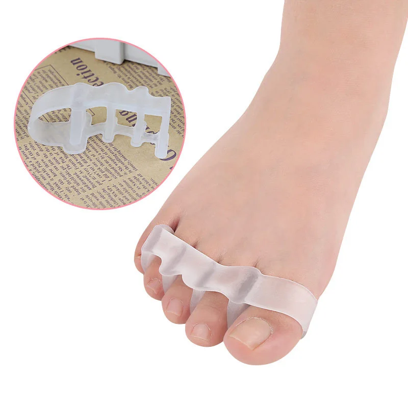 1 пара Силиконовый гель для ухода за кожей ног Bunion протектор разделитель пальцев разделитель корректоры исправление шишки на ноге