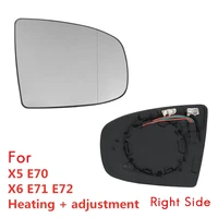 rear view mirror side mirror glass heated adjustment for bmw x5 e70 2007 2013 x6 e71 e72 2008 2014