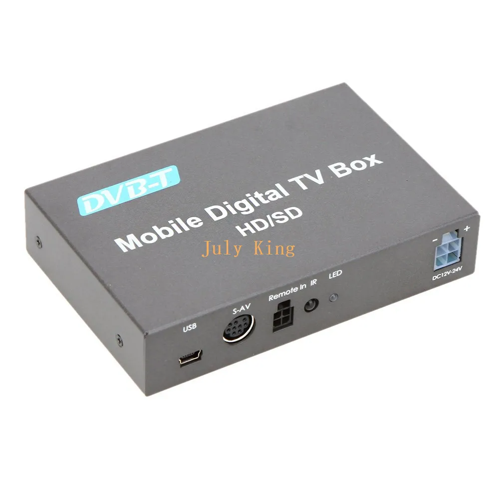 Один DVB-T Автомобильный цифровой ТВ-приемник (HD/SD) MPEG-4 HD и многоформатный с