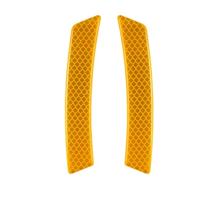 Yellow B 2pcs Car Sticker Stickers Car Reflective Sticker OPEN Reflective Tape Warning Mark Open Notice Accessories Car-styling Safety Mark - Цвет: Yellow B 2pcs