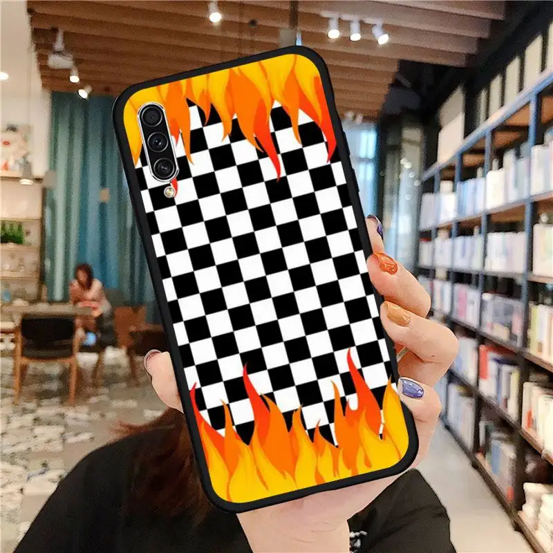

Colorful flame fashion art Phone Case For Samsung galaxy A S note 10 7 8 9 20 30 31 40 50 51 70 71 21 s ultra plus