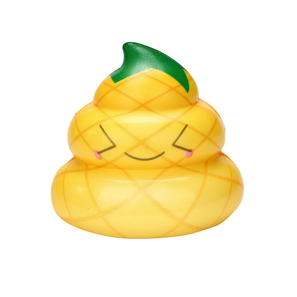 Изысканные мягкие фруктовые игрушки Poo медленно поднимающиеся игрушка для