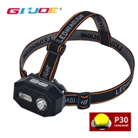 powerful led headlamp p30smd usb rechargeable headlight built in battery waterproof head torch head lamp for camping fishing