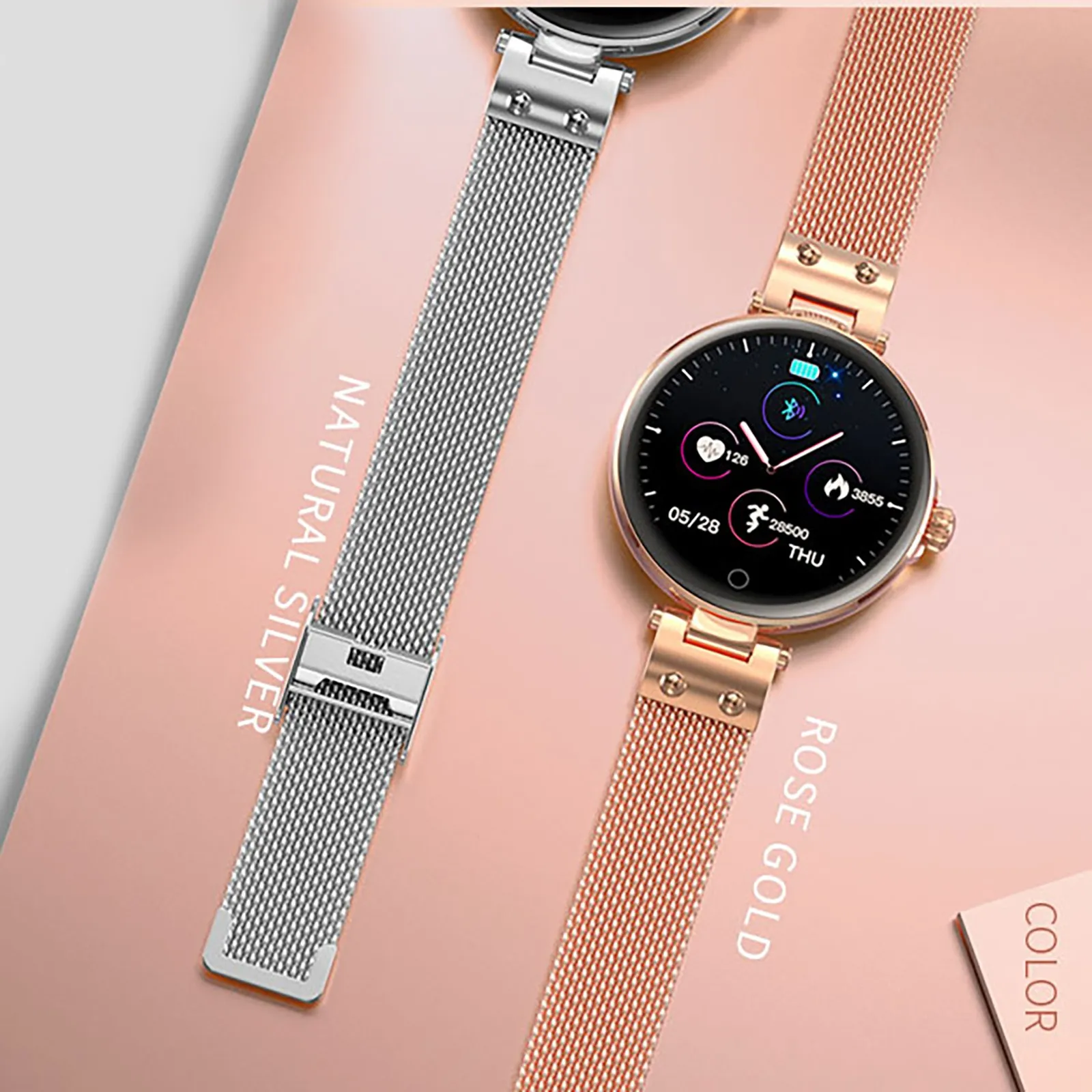 Женские умные часы R6 с измерением температуры тела калорий пульсометром