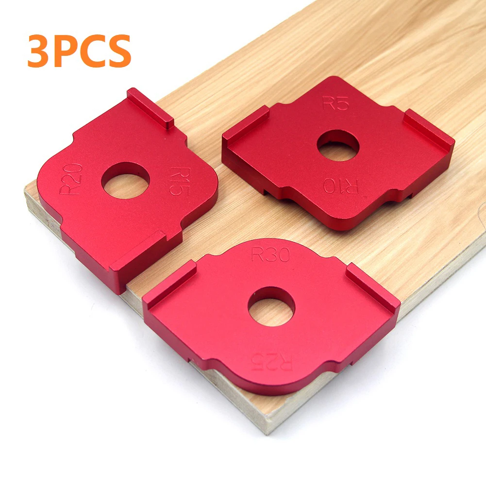 

Aluminum alloy Radius Quick Jig 3PCS Red Templates Fixing tool Corner Jig
