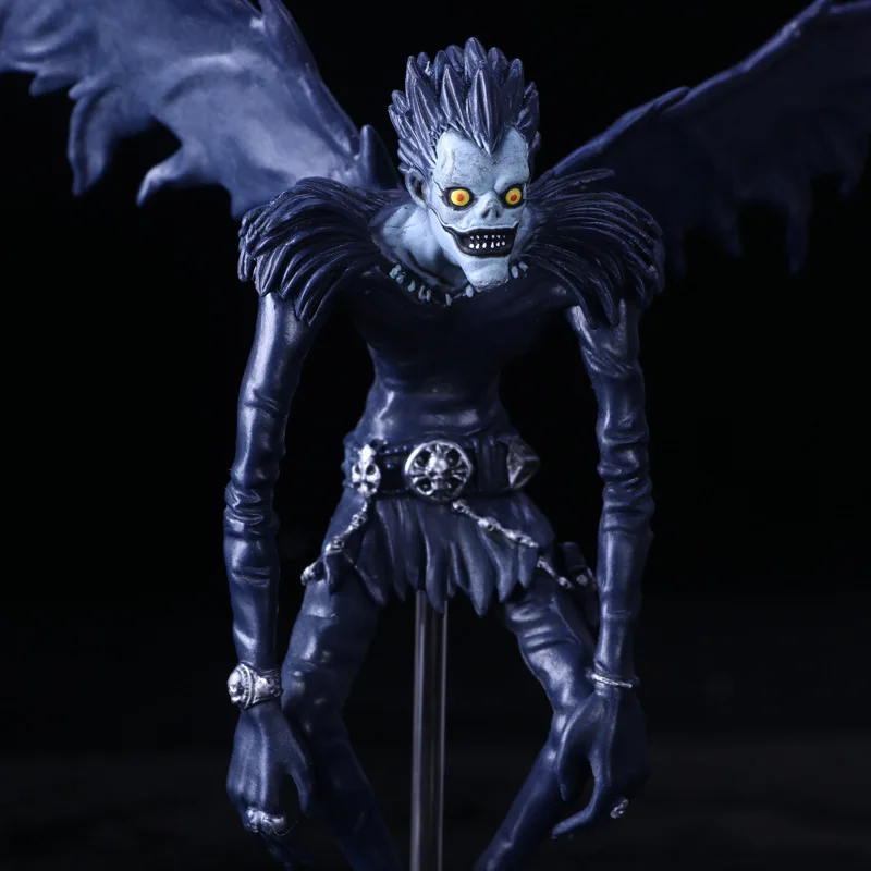 

24CM New Anime Death Note Deathnote L Ryuuku Ryuk Rem PVC Action Figure Anime Collection Model Statue Toy Dolls