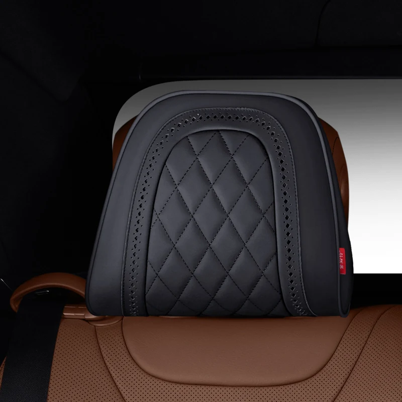 

Автомобильный подголовник для отдыха из натуральной кожи для BMW M3 M5 X1 X3 X5 X6 E46 E39 1 3 5 серии сиденье поясничная поддержка для автомобиля поясни...