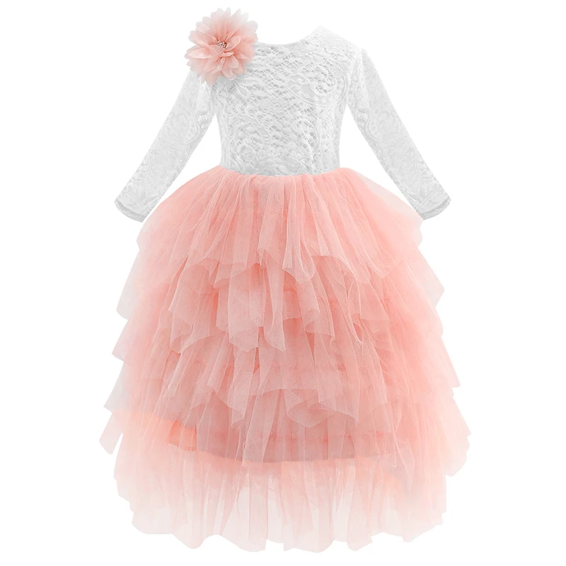 Элегантное платье принцессы для маленьких девочек детская одежда детские