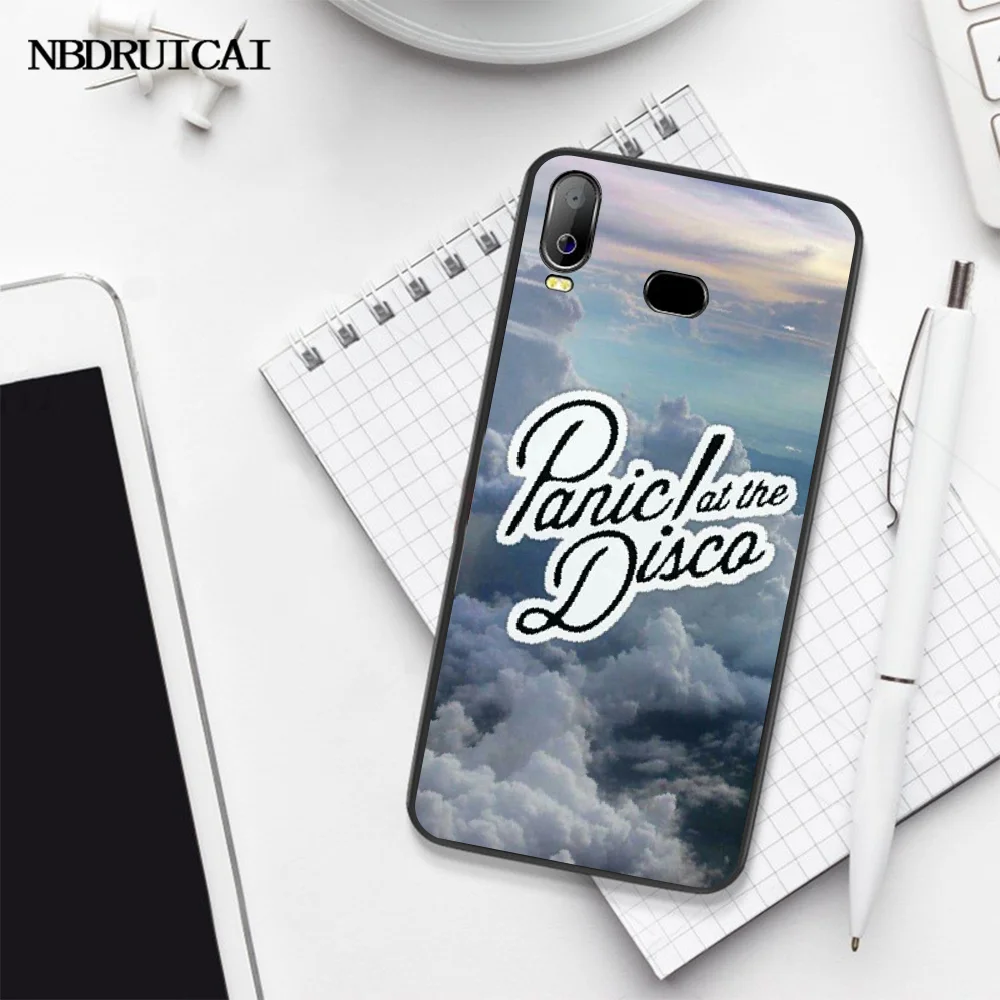 NBDRUICAI Panic At The Disco Bands черный ТПУ мягкий резиновый чехол для телефона Samsung A10 A20 A30 A40 A50