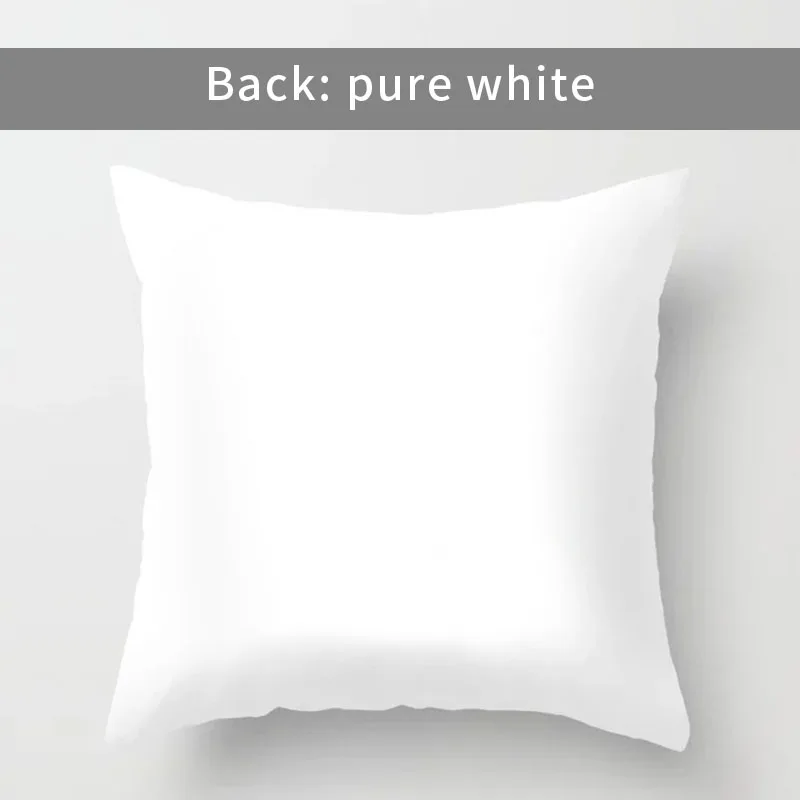 

45*45CM pillow case Simple modern cartoon print pillowcase Square decorative pillowcase