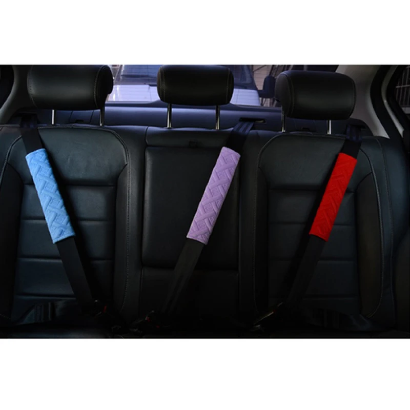 

Automotive supplies Seat belt shoulder pads Plush car shoulder pads Embroidered shoulder pads Car shoulder pads