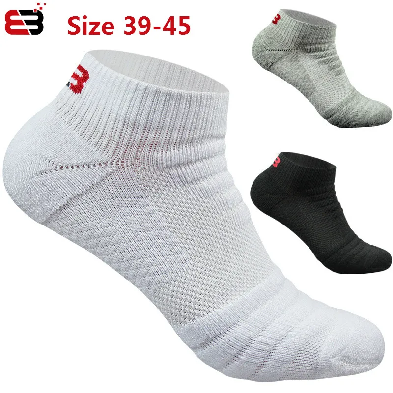 5 pairs Men Short Socks Gifts for Mens 100 Cotton Thick  No Show Breathable Damping Towel Bottom Sports Running Casual sock