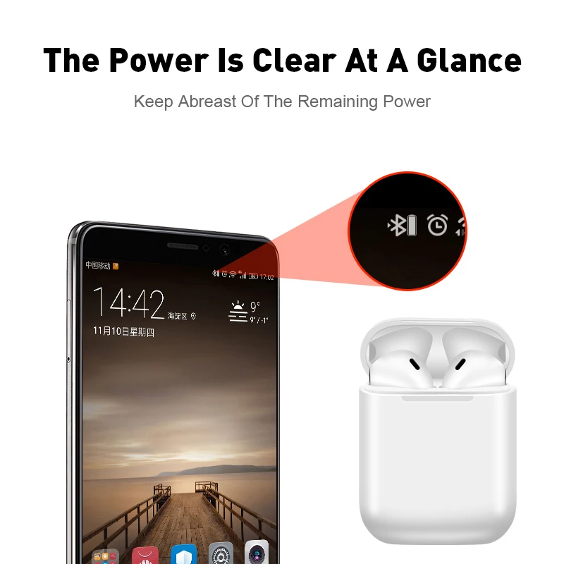 I11 TWS Беспроводные стереонаушники с мини-наушниками Bluetooth 5.0 для всех смартфонов.