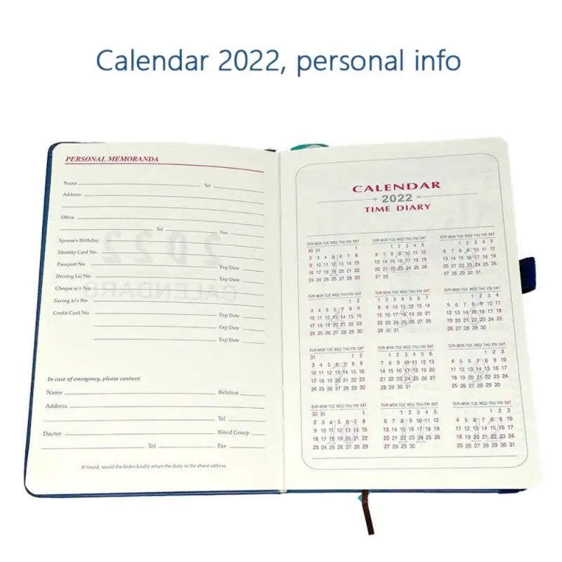 2022 A5 Planner Notebooks Super Thick PU Leather Cover Planner/diary/journal Noteboos School &amp Office Supplies Bullet Stationery |