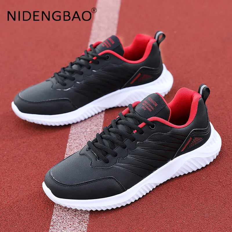 Spring Autumn Men Sneakers Fashion Waterproof Outdoor Walking Jogging Running Sports Shoes Gym Trainers Male Flat Casual Shoes