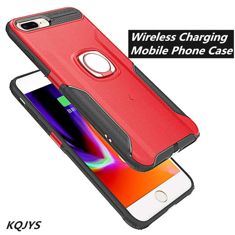 Для Huawei P20 Pro iPhone 6 6s металлическое кольцо для пальца Беспроводная зарядка