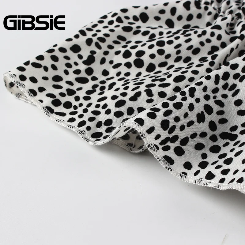 Женская Повседневная Блузка GIBSIE топ с открытыми плечами и длинным рукавом