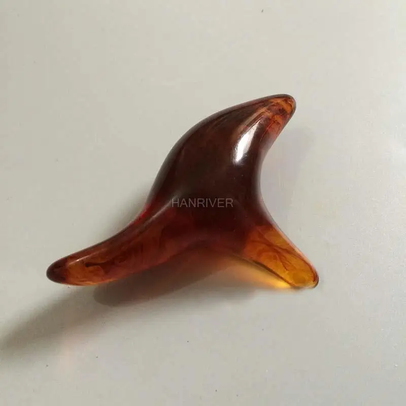 Смола пчелиный воск треугольный аппарат для массажа ступней point stick Янтарный