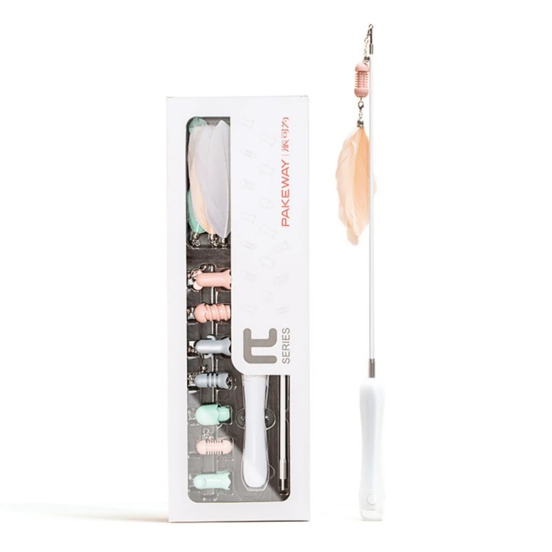 Питомец кошка Лазерная Игрушка перо забавная котенок палочка игрушки питомец