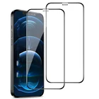 Закаленное стекло для iPhone 12 mini 11 Pro Max 6 6S 7 8 Plus X Xs Xr 8 Plus, пленка для экрана с полным покрытием, защита от царапин, 2 шт.