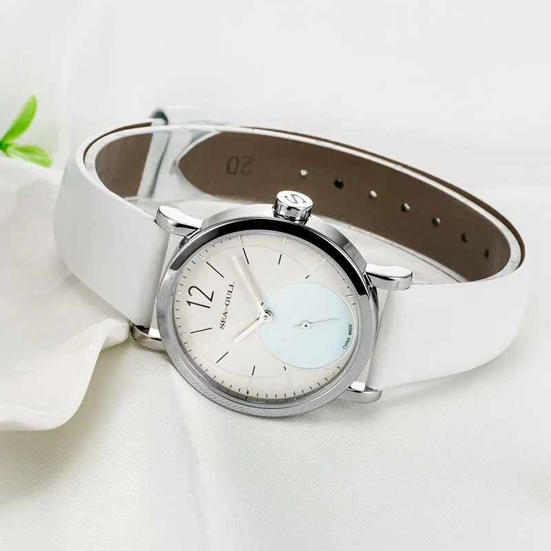 Ультратонкие женские механические модные часы Seagull 9 мм с ручным заводом 819.97.5009L |