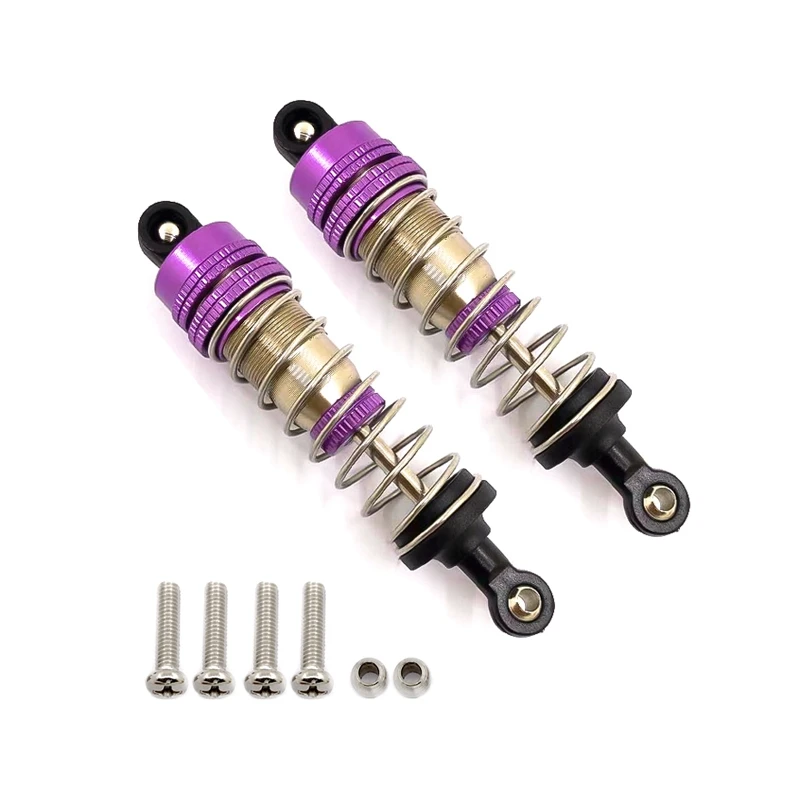 

for WLtoys 144001 124019 124018 4Pcs Metal Shock Absorber Damper RC Car Upgrade Parts Accessories