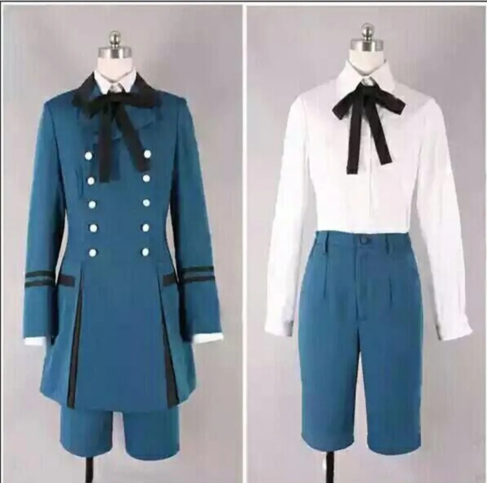 Черный Дворецкий kuroshitsuji Ciel Phantomhive; костюм для косплея; emboitement Sebasti Kuroshitsuji Aristocrat; костюм для косплея
