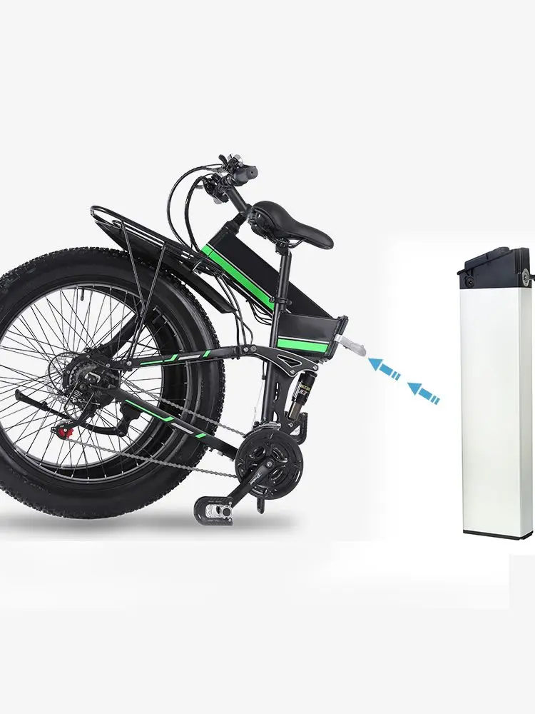 ZPAO Складной аккумулятор для электрического велосипеда 48 В 12 8 Ач 13 14 Merkava RF350 Samebike