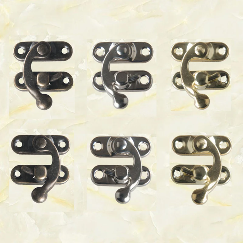 Модные 5 шт./лот небольшой античный металлический замок декоративные застежки