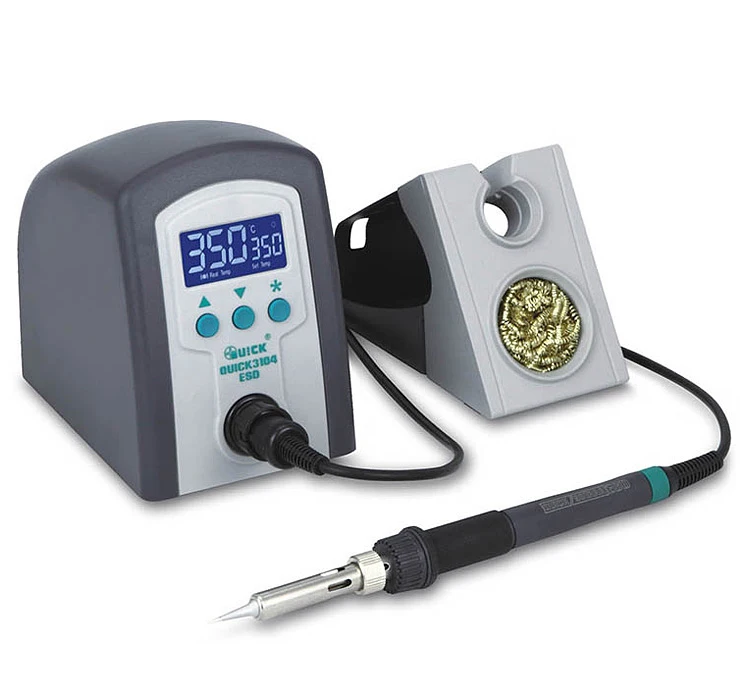 

QUICK 3104 Lead - Free Soldering Iron 80W LED Digital Display ESD Soldering Station 220V