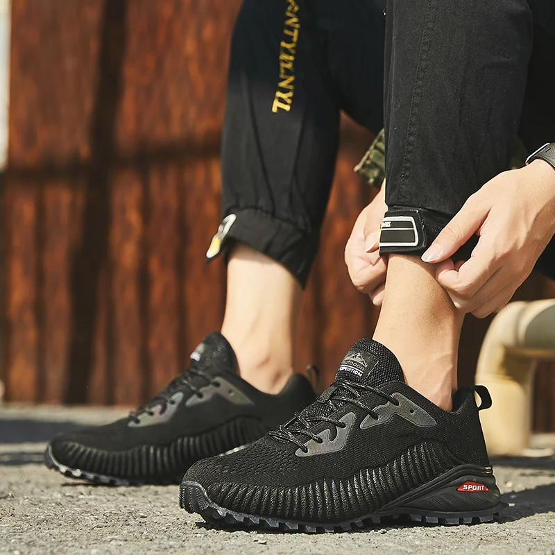 

Men ShoesOutdoor Casual Breathable Men Sneakers Fashion Lace-Up Lightweight Walking SneakersMen Shoes