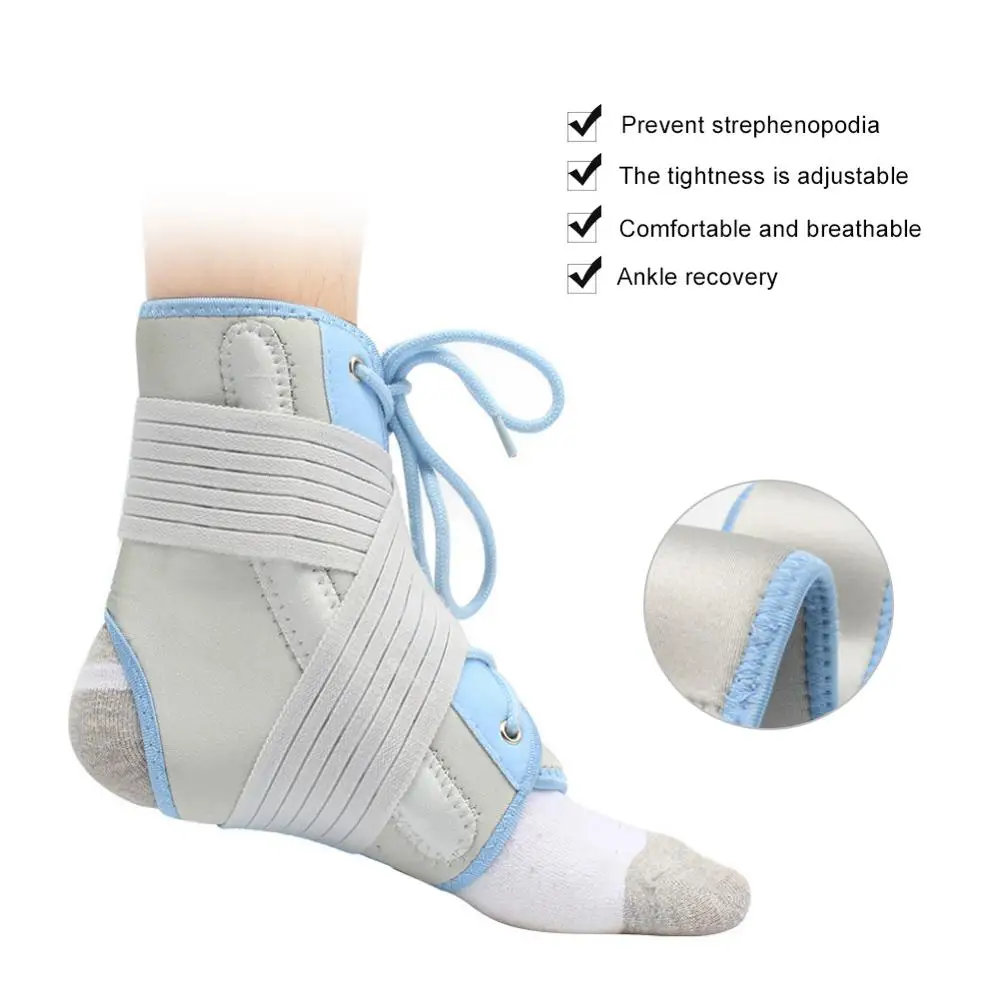 Медицинский стабилизатор голеностопа на шнуровке регулируемые компрессионные