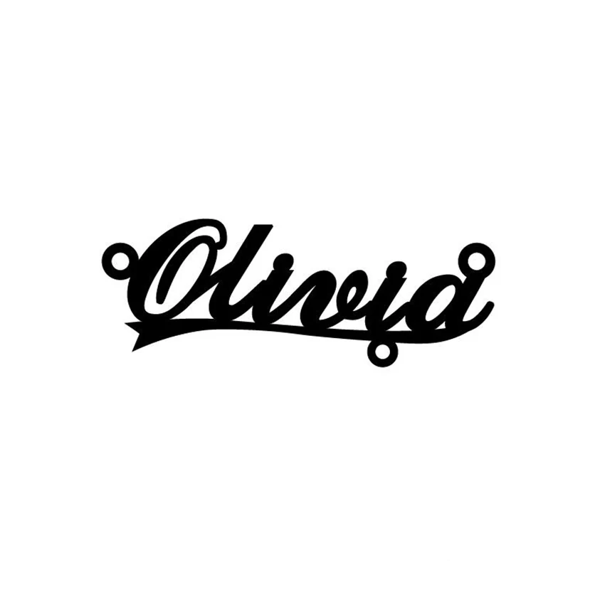 Ювелирные изделия из нержавеющей стали 316 женское ожерелье с кулоном именем на