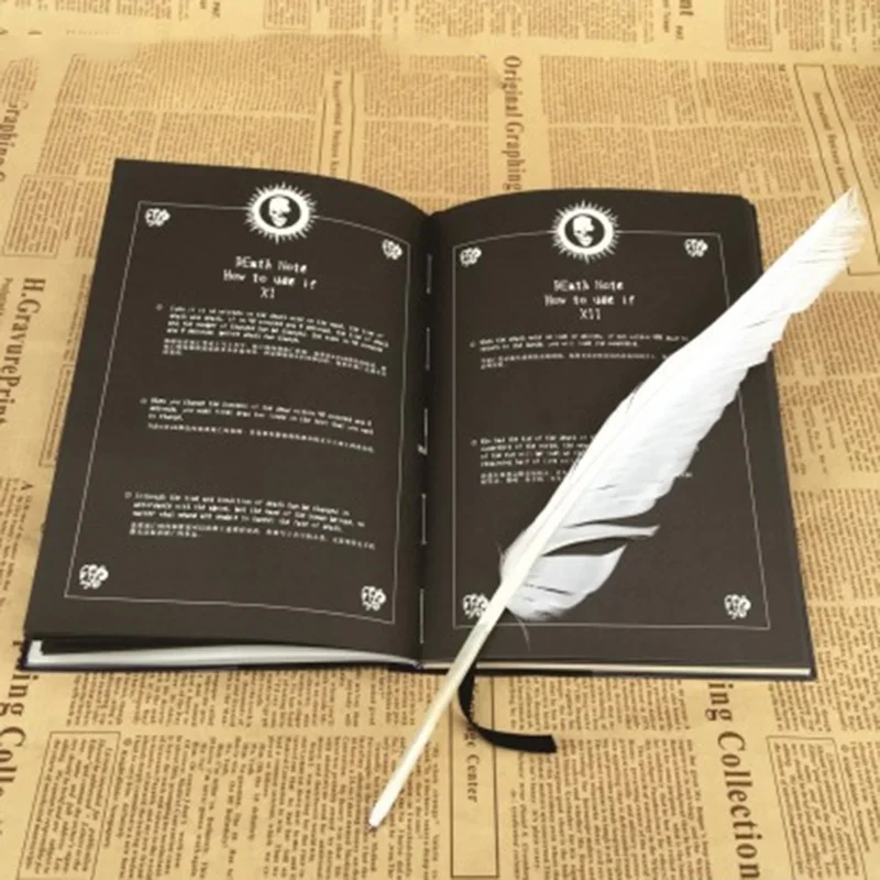 А5 блокнот Death Note Аниме подарок ручка с перьями руководство путешественника
