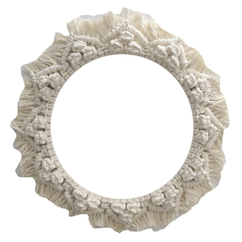 

Macrame Tapestry Without Mirror,Handmade Bohemia Tapestry Decoration,for Home&Bedroom Decorative