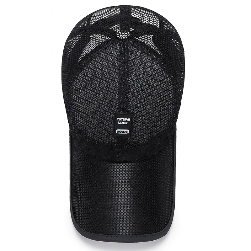 

Unisex breathable mesh basebal cap summer snapback hat sun protection outdoor riding sports climbing fishing bone hat corras