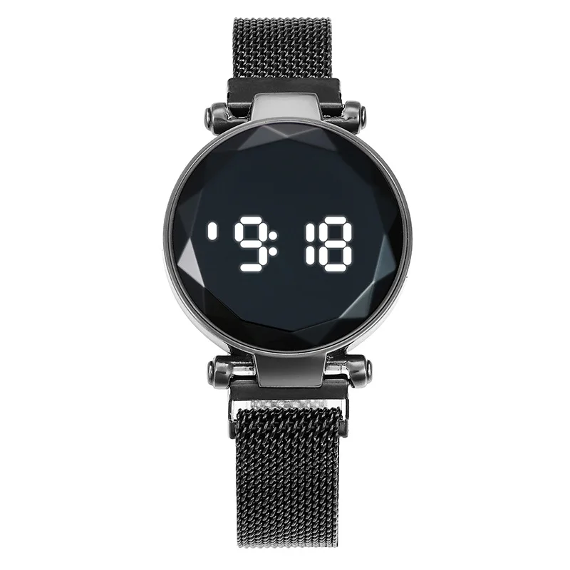 Новые женские часы Tendencia с металлическим ремешком спортивные электронные модным