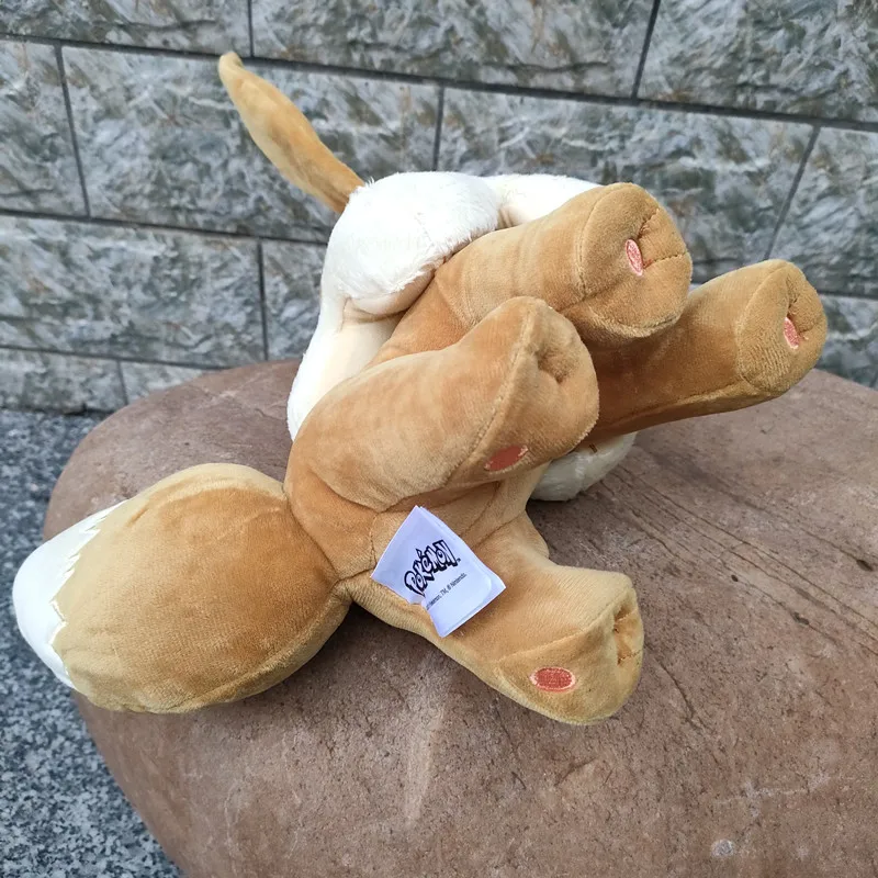 Eevee-mu&ntilde;ecos de peluche de la serie Pokemon Pikachu para ni&ntilde;os, juguetes de peluche originales de 20cm, regalos de Navidad de alta calidad-5