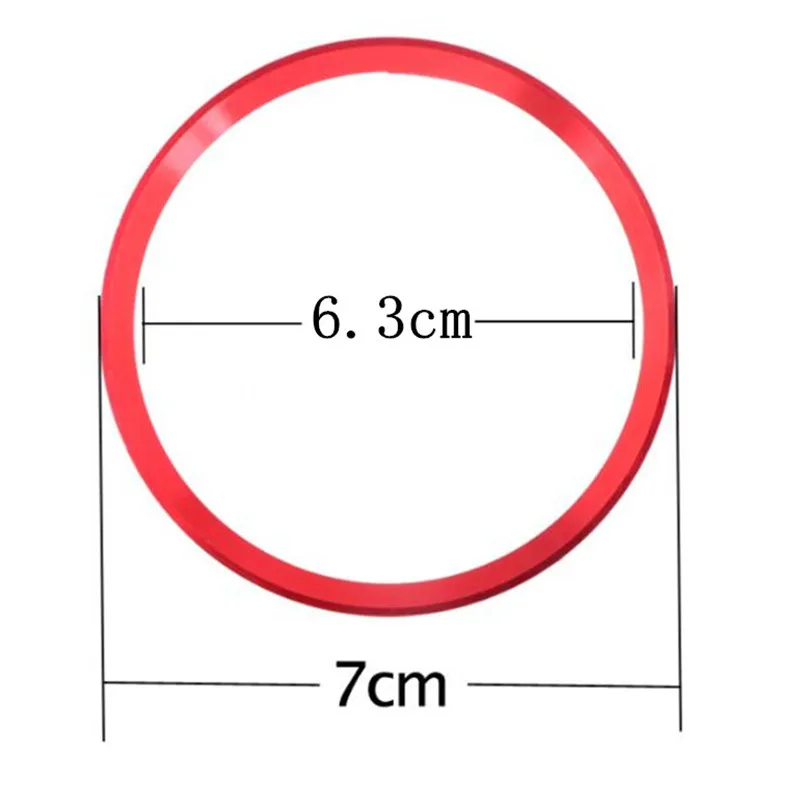 4 шт. кольцо для стайлинга автомобиля украшение ступицы колеса Citroen C-Crosser C3 C4 C5 DS5