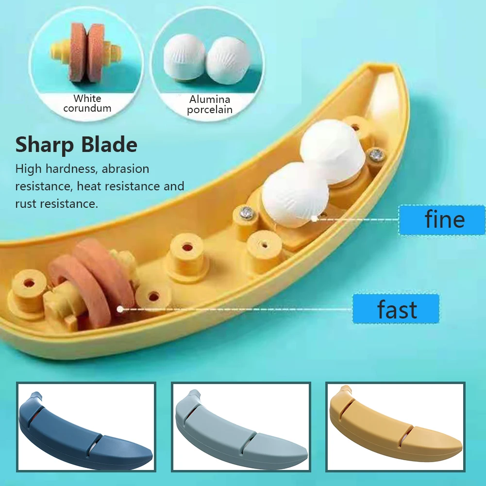 2 слота против порезов нержавеющие резак точилка ручная практичный Портативный