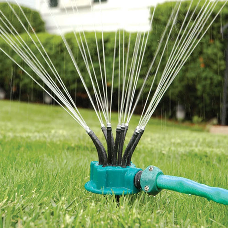 

360 Degree Garden Sprinkler Flexible Auto Lawn Irrigation Water Sprinkler Spray Nozzle Garden Plant Watering System HVR88