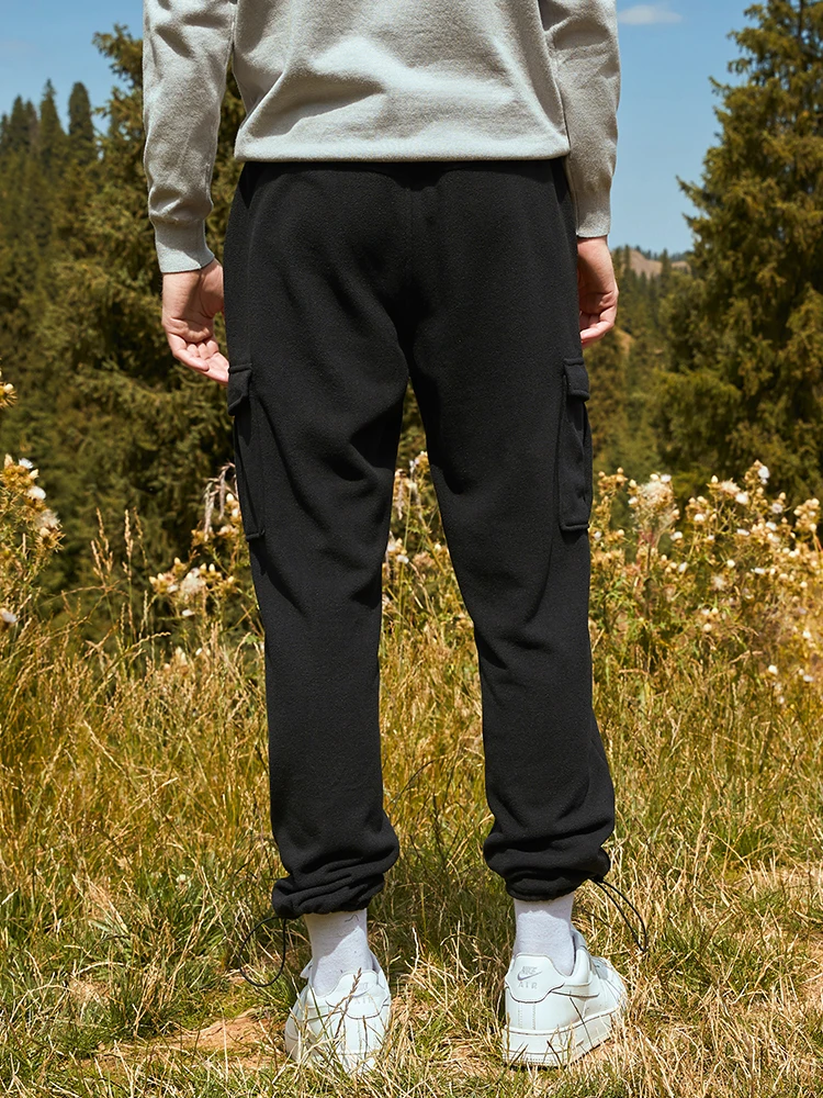 Пионерский лагерь 2019 зимние мужские спортивные штаны теплая флисовая спортивная