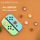 Милые животные Стик ручка Кепки джойстик Защитная крышка Для Nintendo Switch NS Lite Lovely Joy-con контроллер чехол