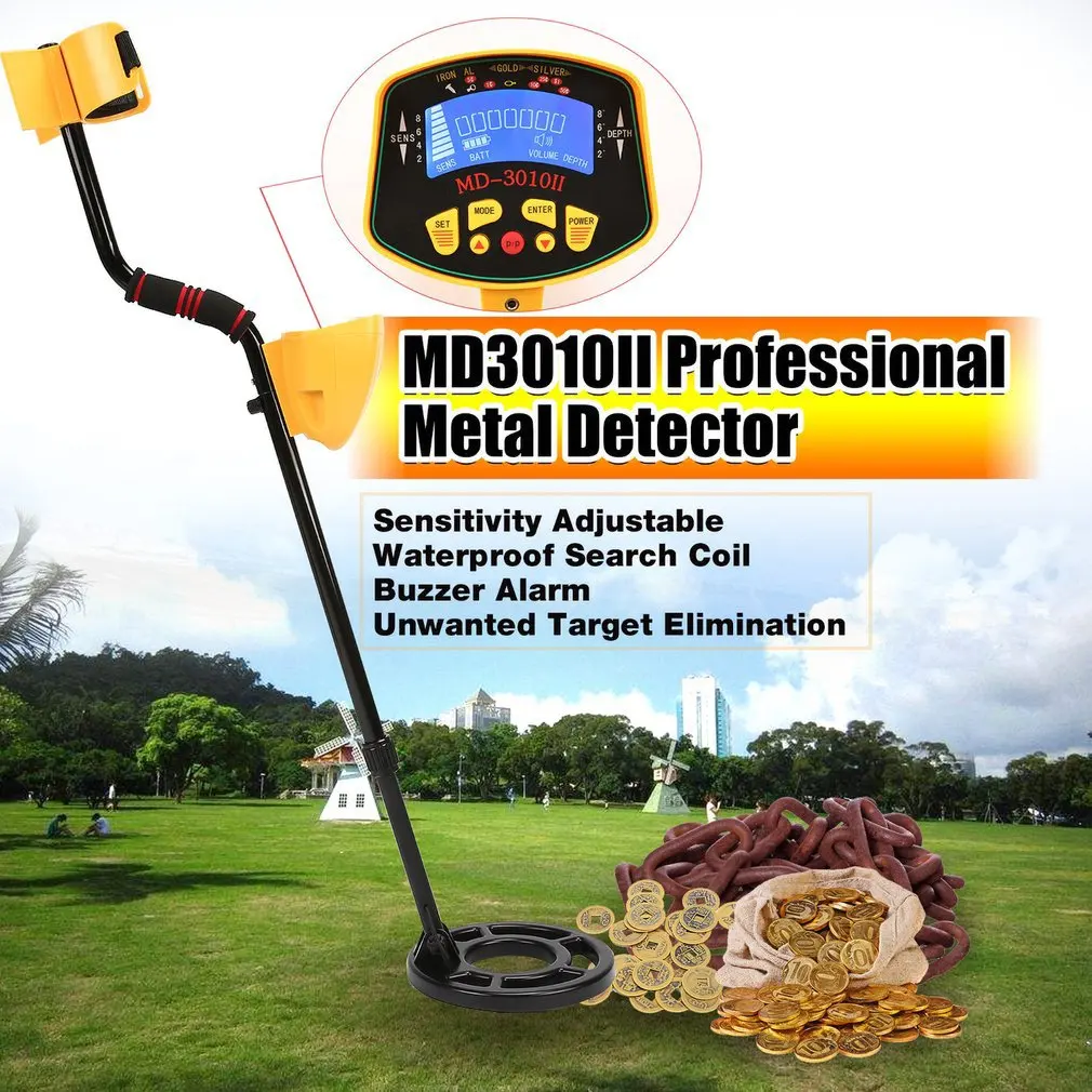 Профессиональный портативный подземный металлоискатель Ручной Охотник за